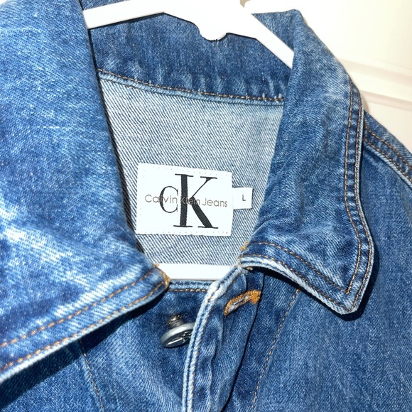Calvin Klein Indigo Denim Jacket - Picture 2 of 3